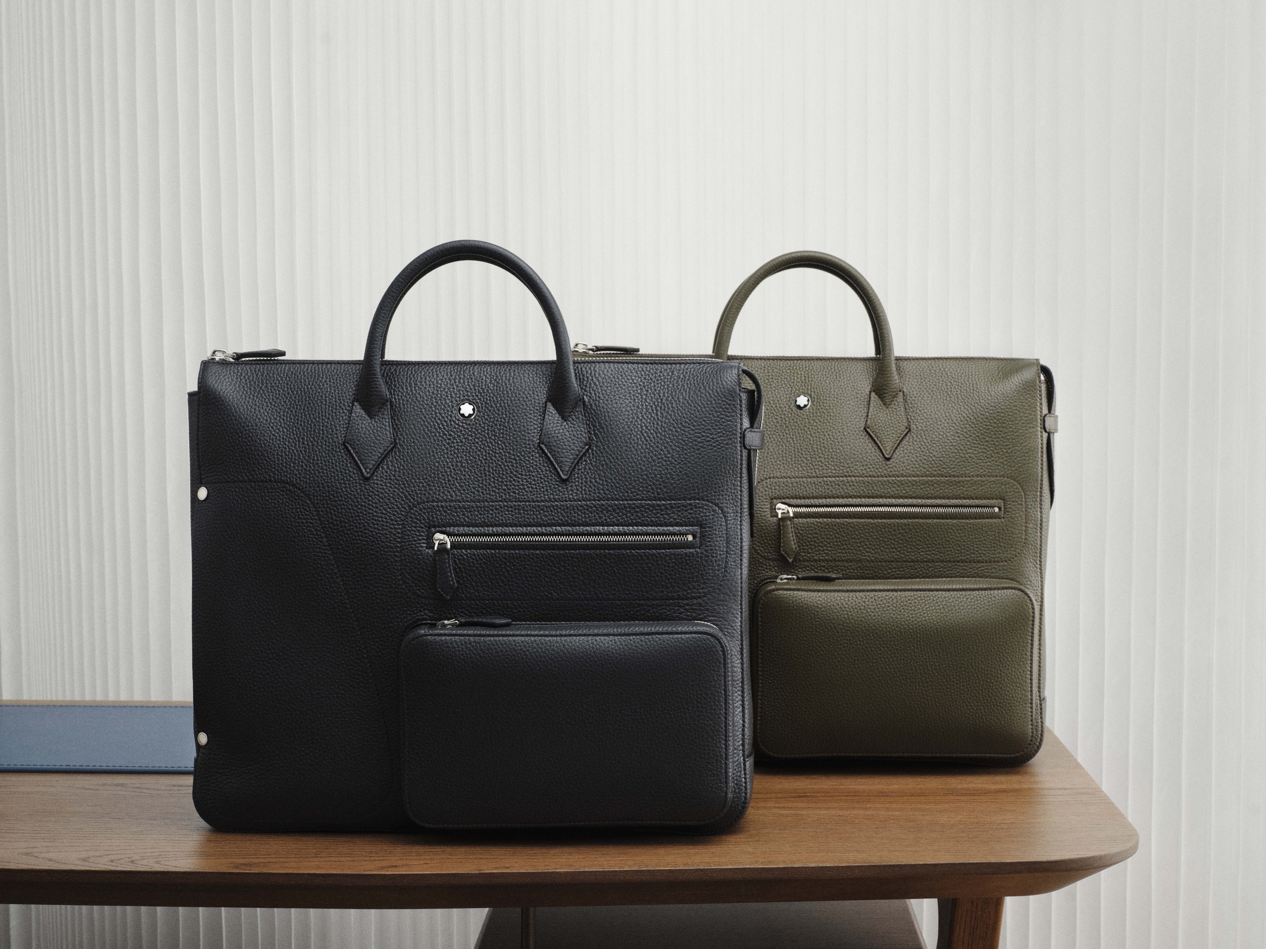 ☆新品同様☆MONTBLANC PORTABLOCCO GRANDE MONTBLANC WITH A NEW FALL/WINTER 2025 LEATHER COLLECTION — Numéro